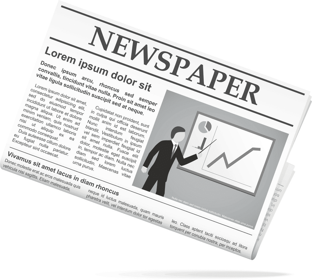 Newspaper clipart png free