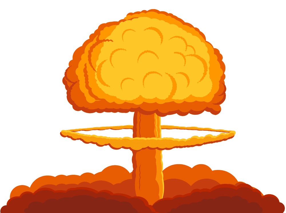 Nuclear Explosion clipart for free