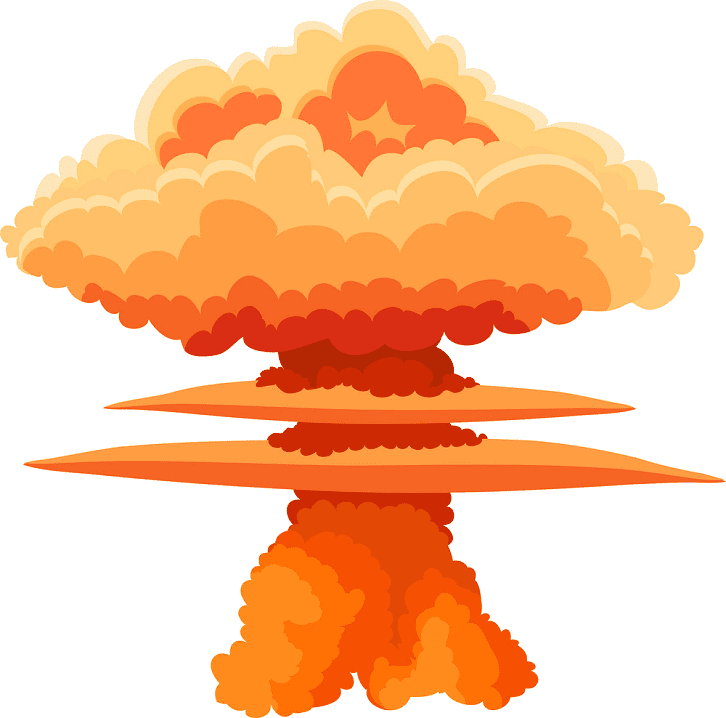 Nuclear Explosion clipart png free