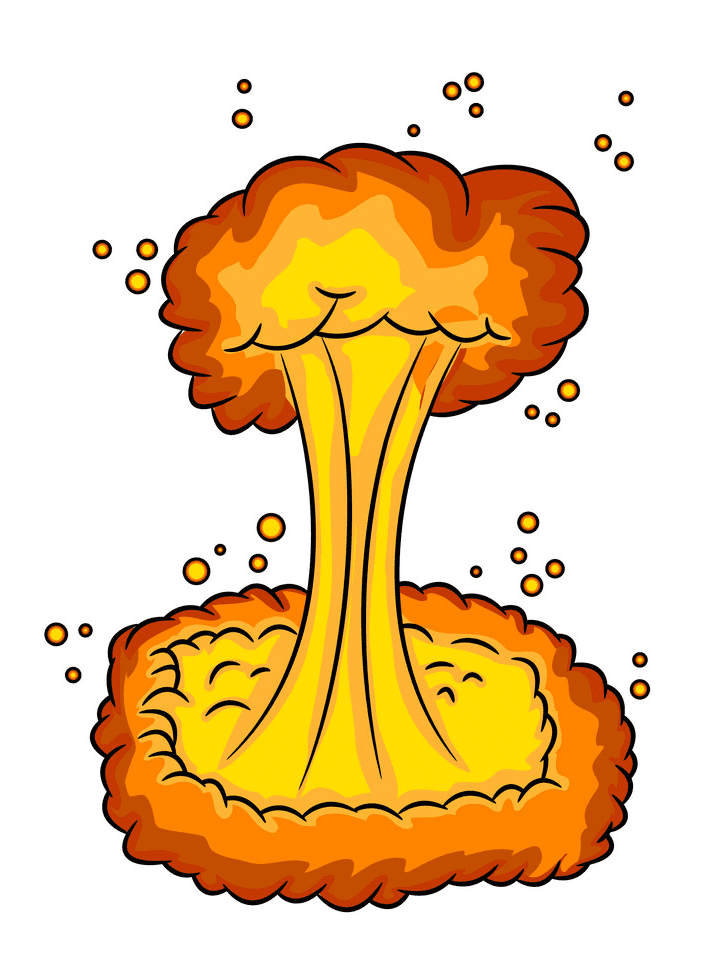 Nuclear Explosion clipart png picture