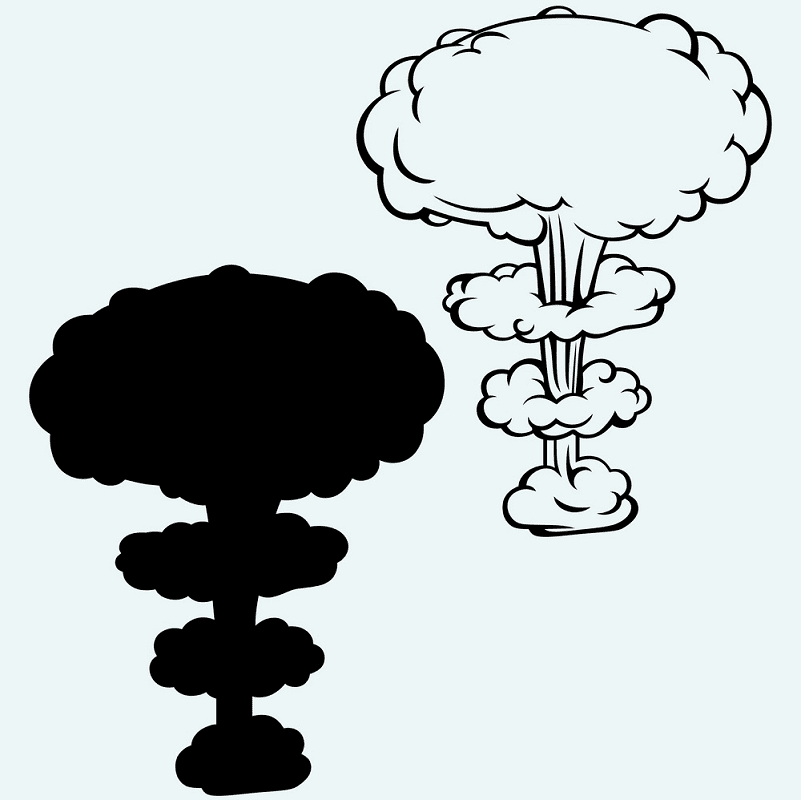 Nuclear Explosion clipart png
