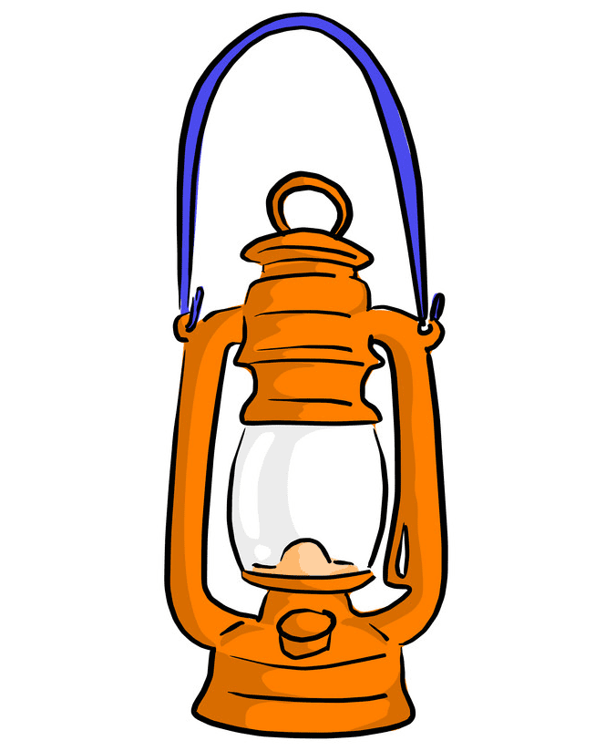 Oil Lamp clipart for free