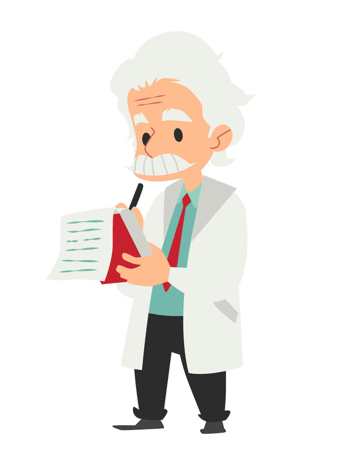 Old Scientist clipart