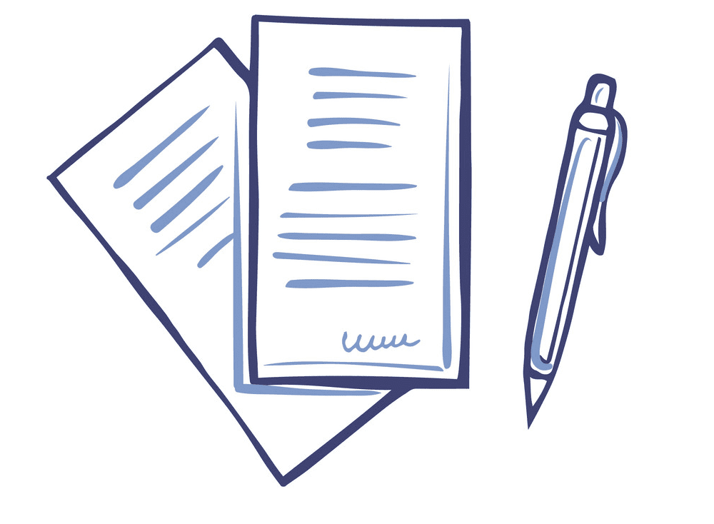 Paper and Pen clipart png picture
