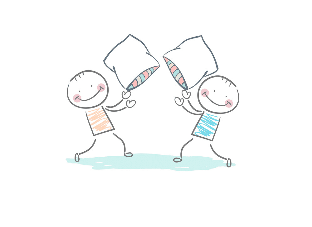 Pillow Fight clipart image