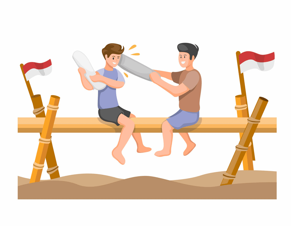 Pillow Fight clipart png free