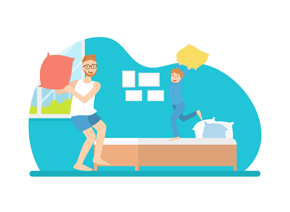 Pillow Fight clipart png images