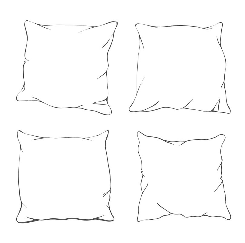 Pillows clipart for free
