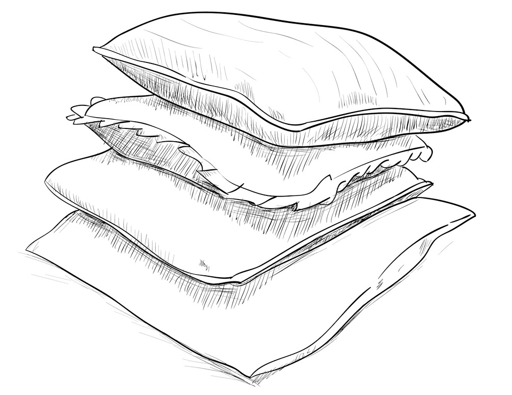 Pillows clipart free image