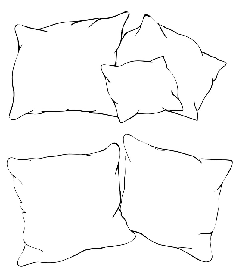 Pillows clipart image