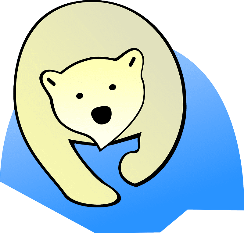 Polar Bear clipart transparent 3