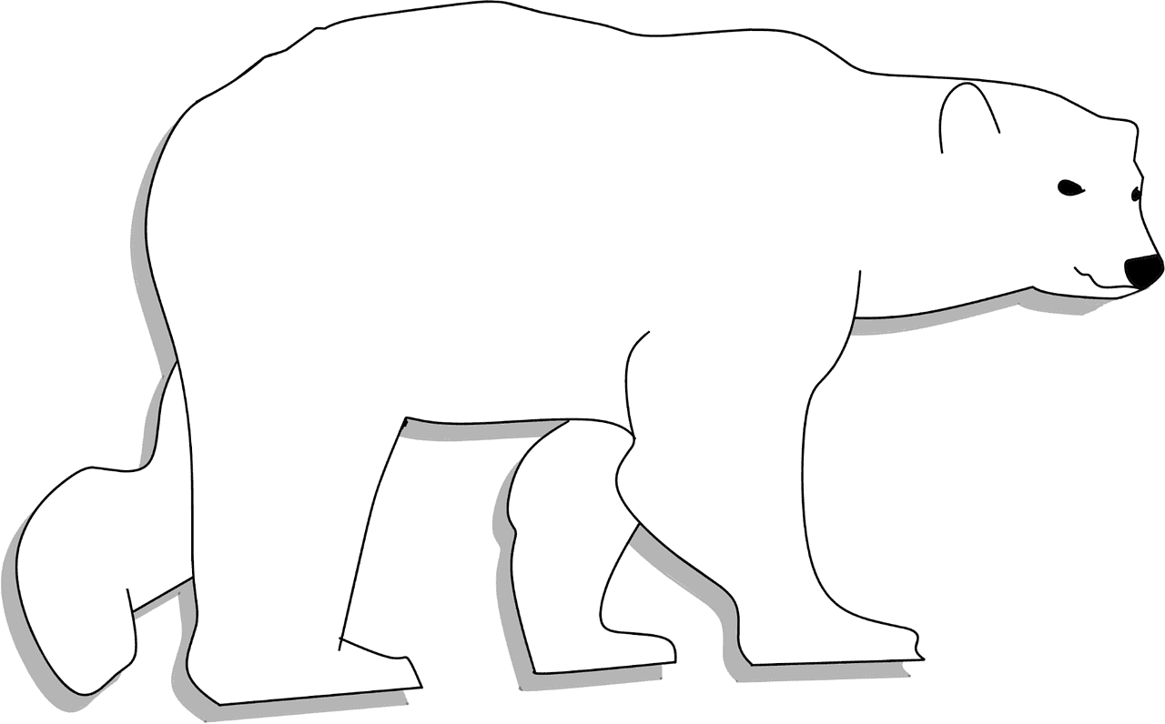 Polar Bear clipart transparent 6