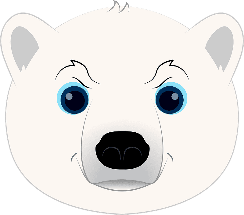 Polar Bear clipart transparent 7