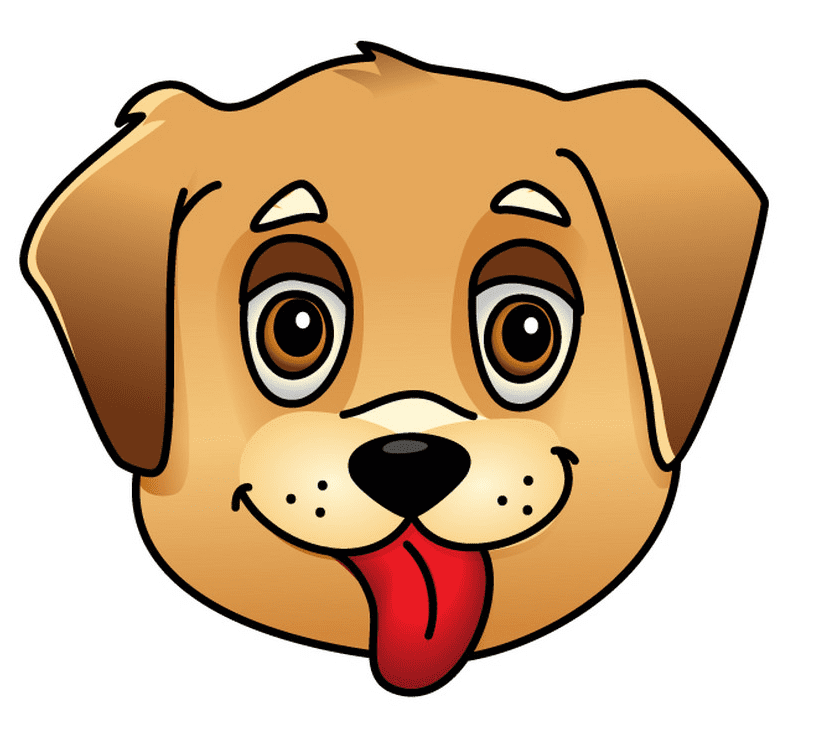 Puppy Face clipart free
