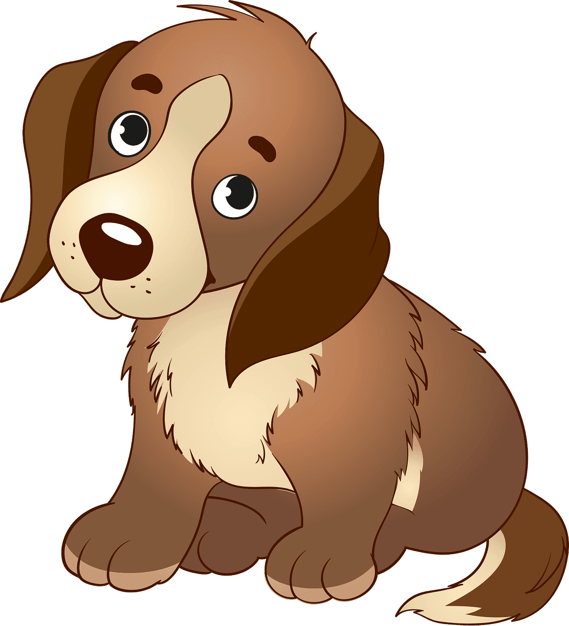 Puppy clipart transparent free