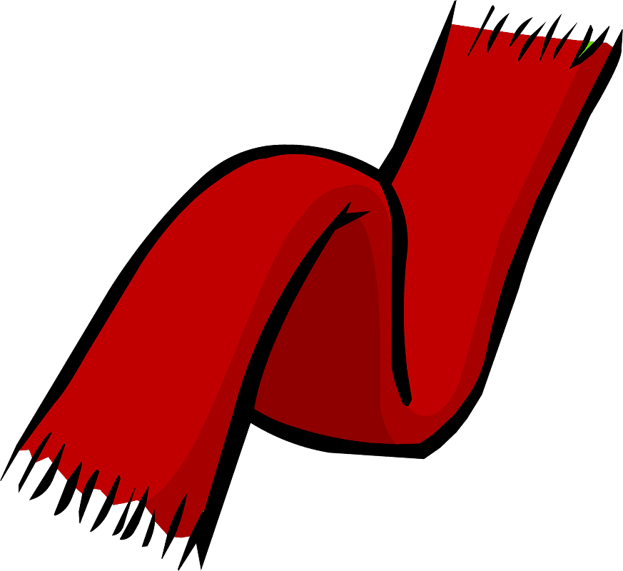 Red Scarf Clipart