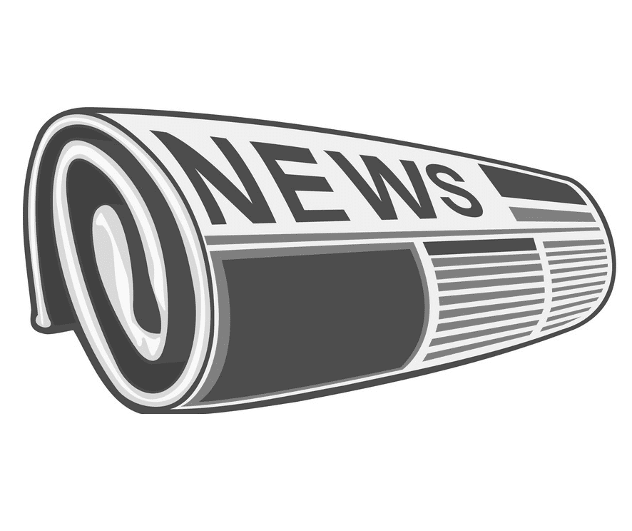 Rolled Newspaper clipart image