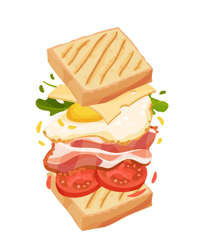 Sandwich clipart 6