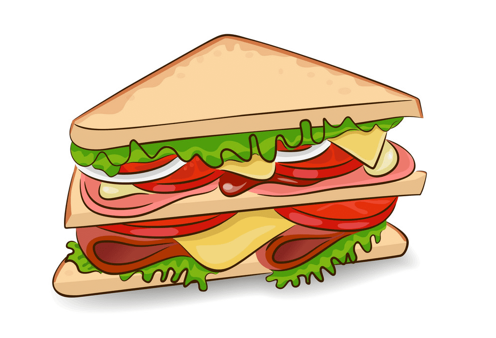 Sandwich clipart 7