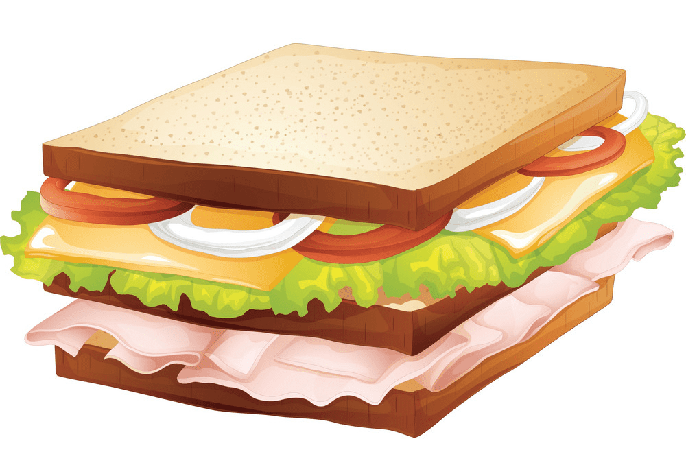 Sandwich clipart for free