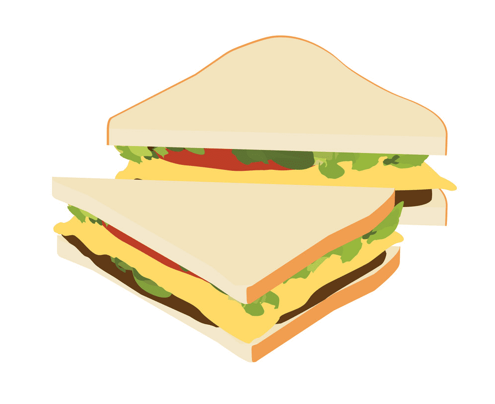 Sandwich clipart free for kids