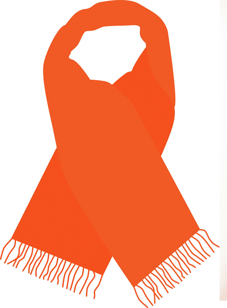 Scarf clipart for kid
