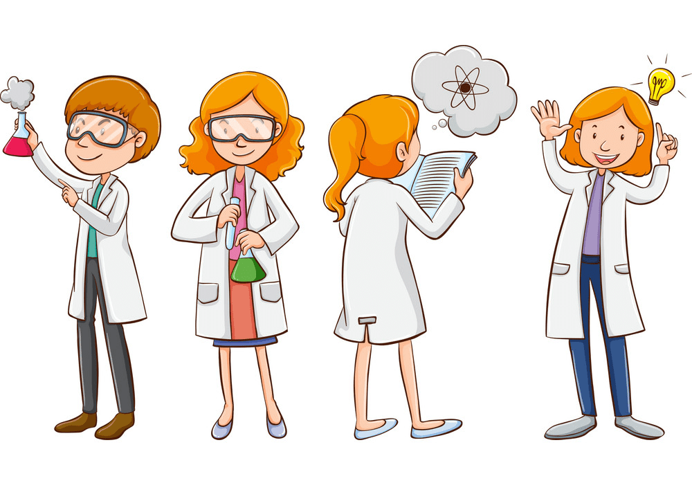 Scientists clipart