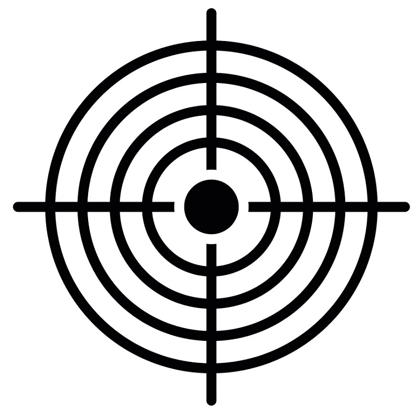 Shooting Target clipart free images