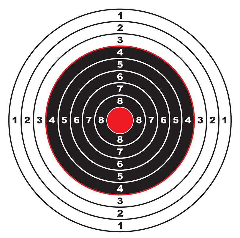 Shooting Target clipart free