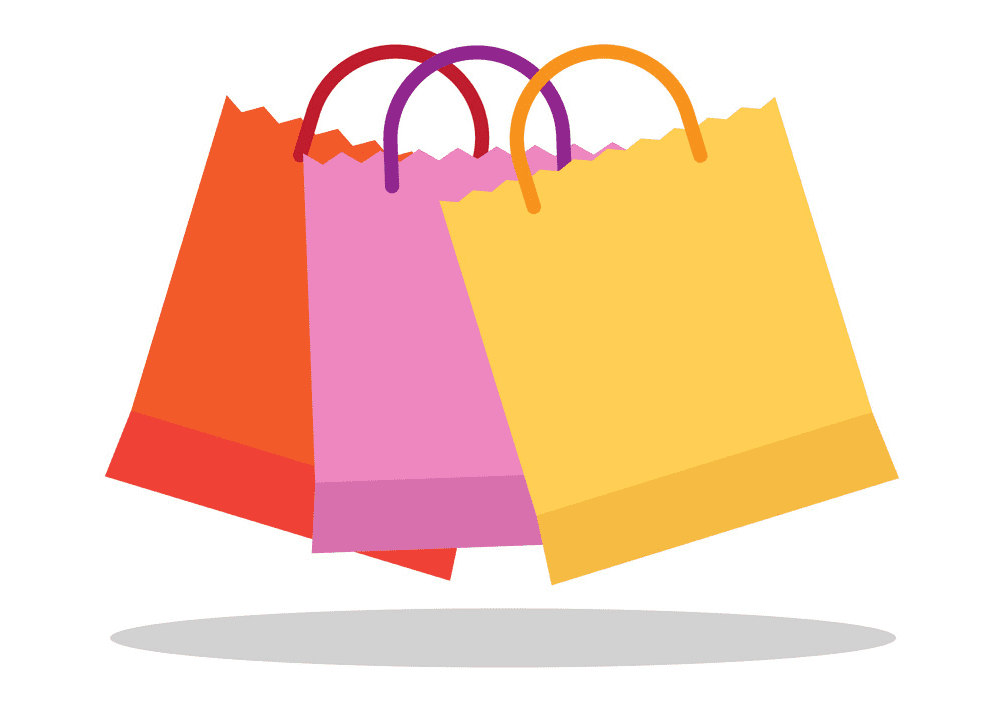 Shopping Bags clipart free