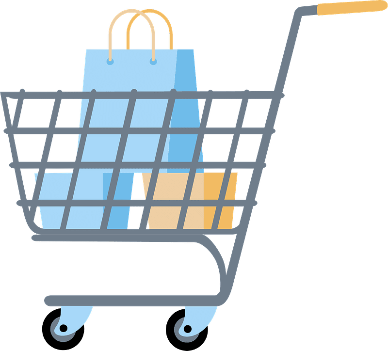 Shopping Cart clipart transparent