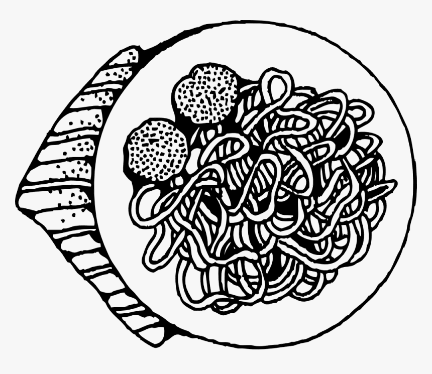 Spaghetti Clipart Black and White png images