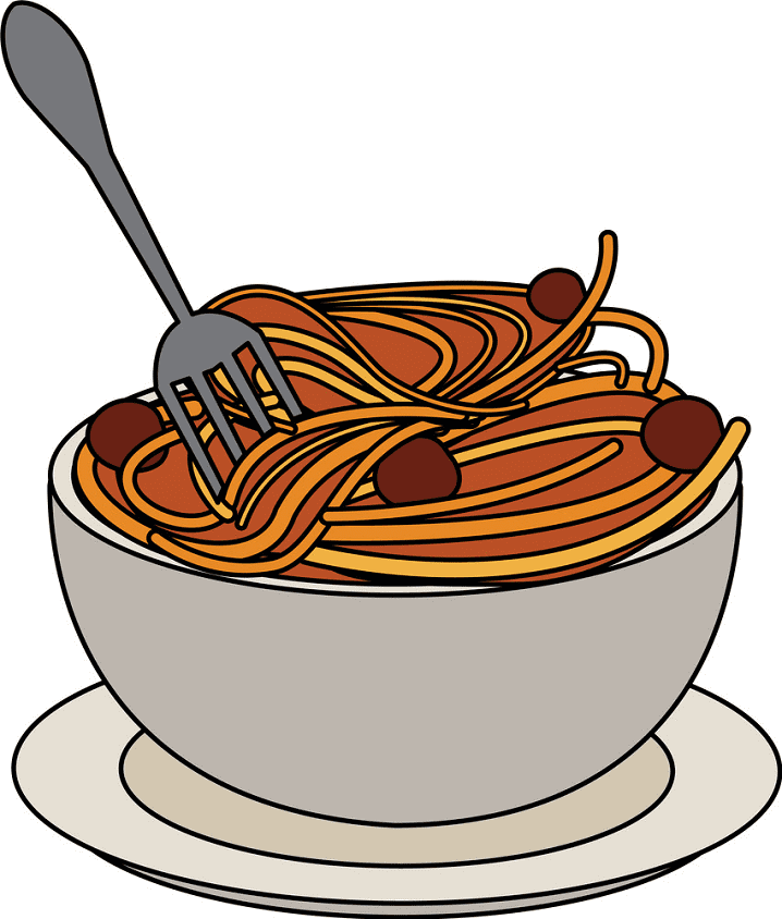 Spaghetti clipart free picture