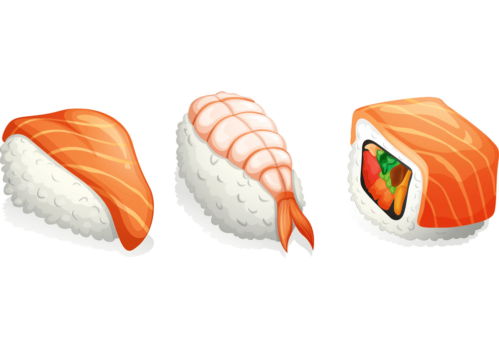 Sushi clipart free