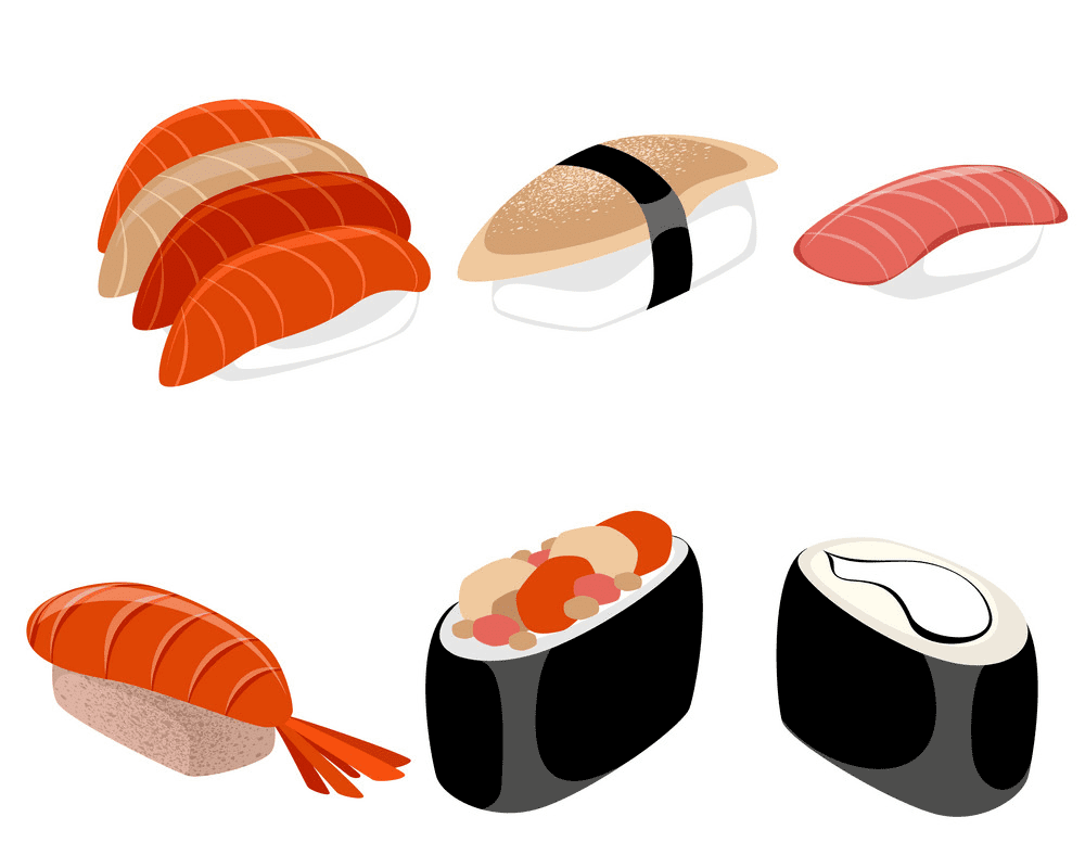 Sushi clipart images