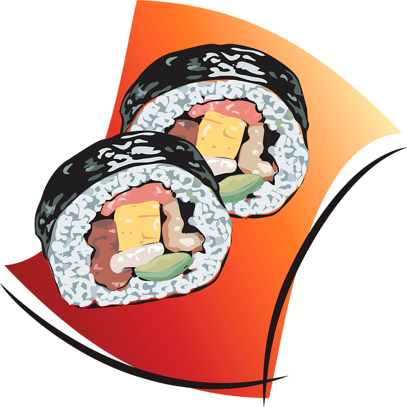Sushi clipart transparent 9