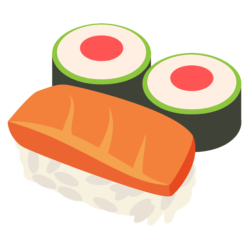 Sushi clipart transparent background 6