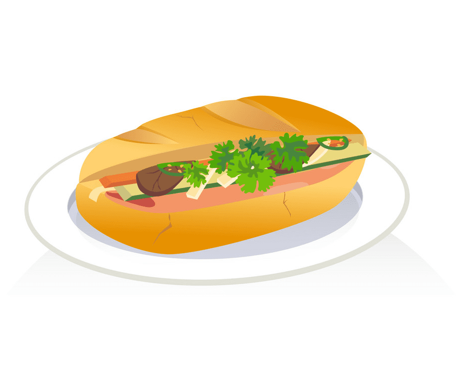 Vietnam Sandwich clipart