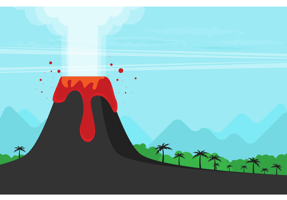 Volcano Eruption clipart download