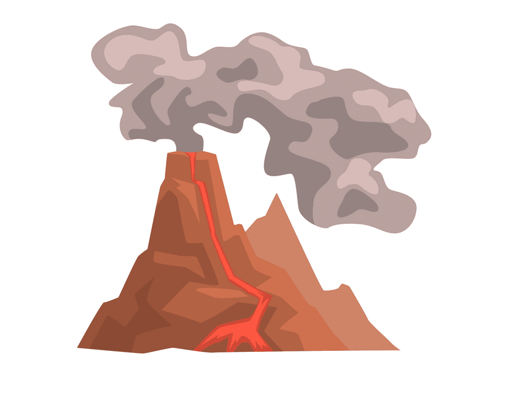 Volcano Eruption clipart png images