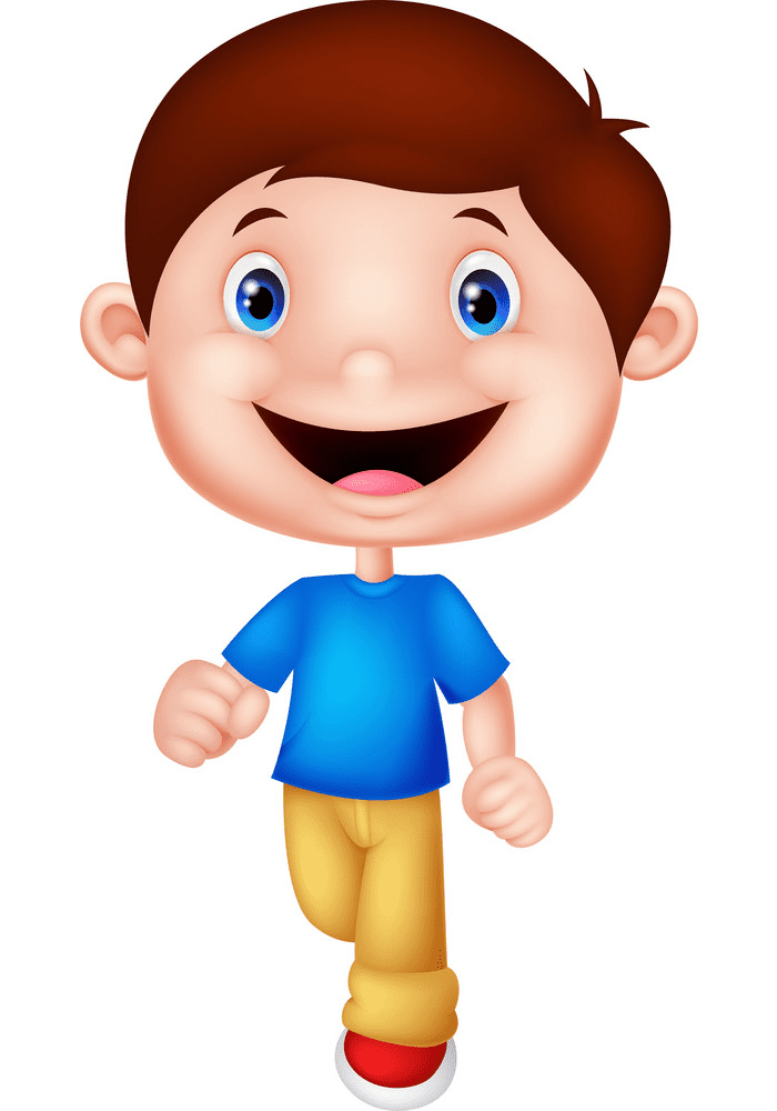 Walking clipart for kid