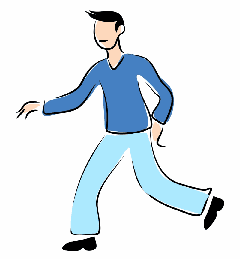 Walking clipart picture
