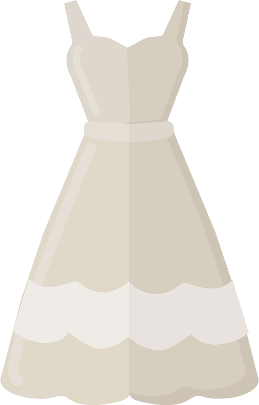 Wedding Dress clipart transparent 1