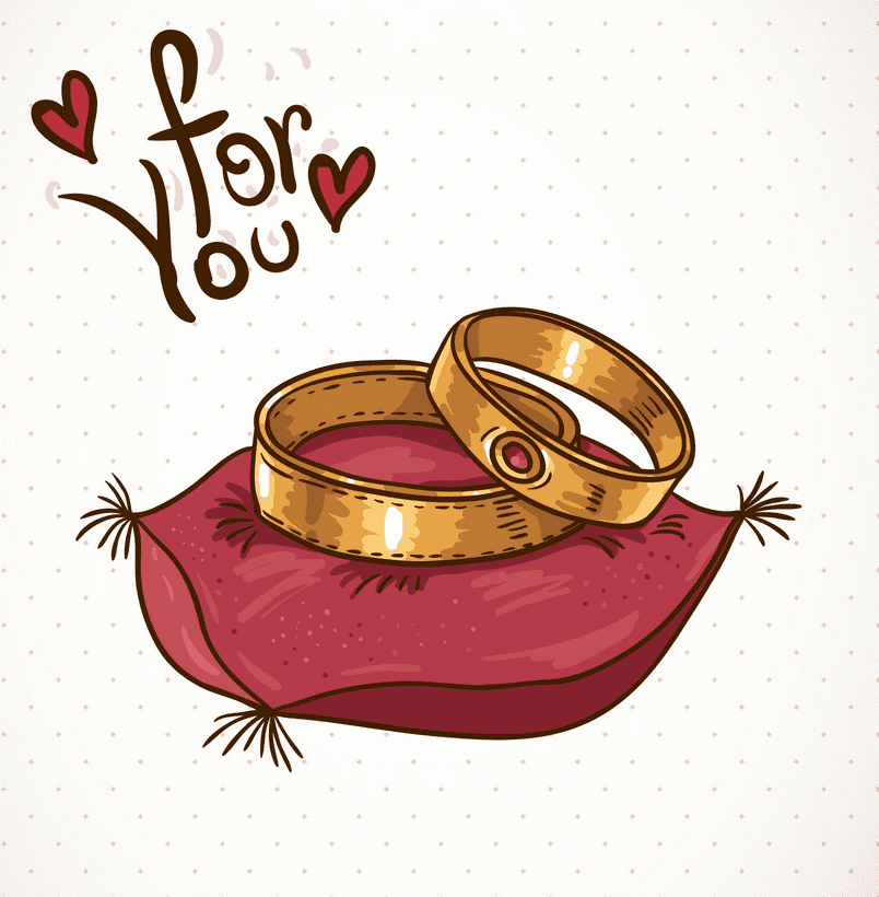 Wedding Rings clipart for free