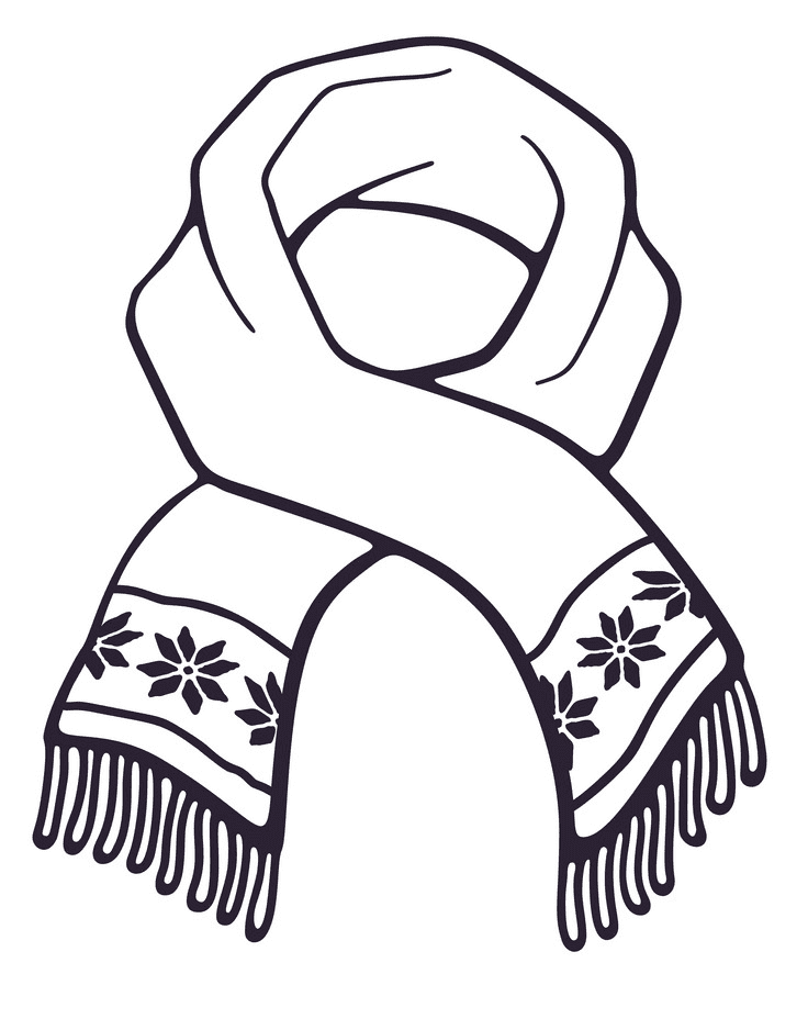 Winter Scarf clipart download