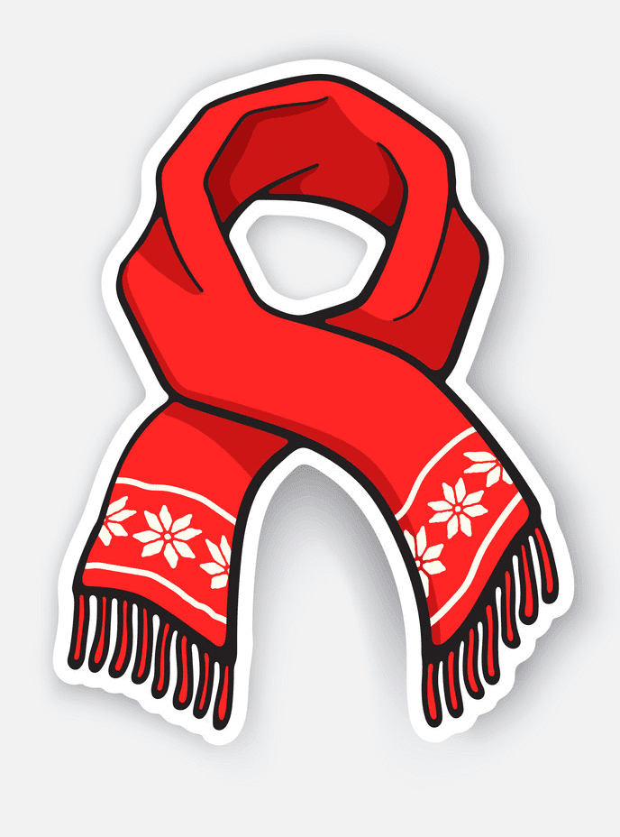 Winter Scarf clipart free image