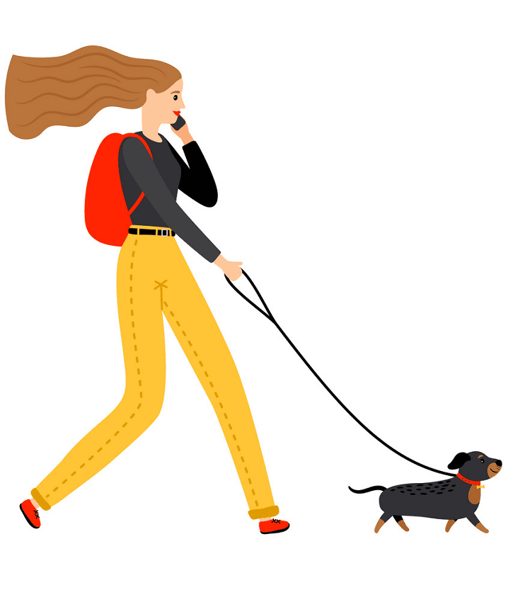 Woman Walking clipart for free