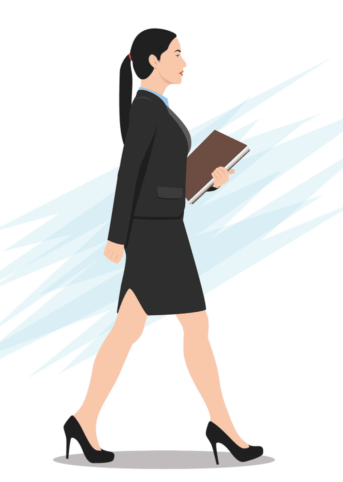 Woman Walking clipart png