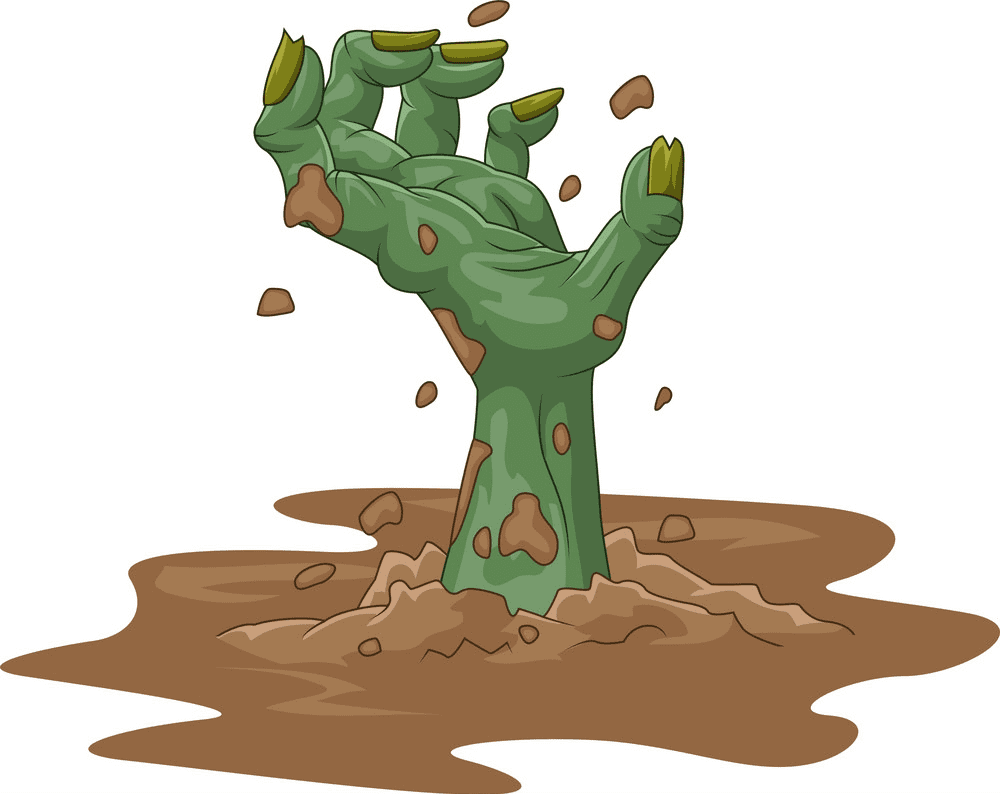 Zombie Hand clipart free images