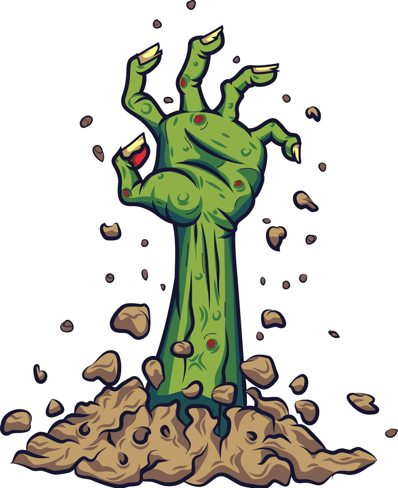 Zombie Hand clipart free